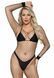 Бодистокинг в крупную сетку Leg Avenue Long Sleeved Bodystocking One size Black, длинный рукав 106602 фото 1