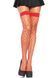 Панчохи у велику сітку Leg Avenue Fence Net Thigh Highs Red, one size 105995 фото 1