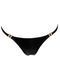 Трусики з мокрим ефектом Noir Handmade P008 Powerwetlook panty with gold clasp, S, на застібках 108169 фото 4