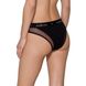 Трусики з прозорою вставкою Passion PS002 PANTIES L, black 102186 фото 2