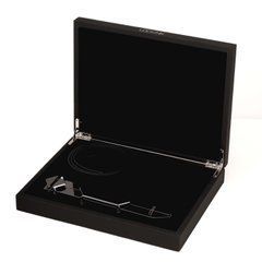 Регульована шльопалка LOCKINK Adjustable Slapper for Impact Play, чорна, натуральна шкіра 109990 фото