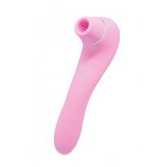 Вакуумний стимулятор з вібрацією Wooomy Smoooch Pink Clitoral Suction & Vibration, 10х2 режимів 105393 фото