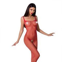 Бодистокинг Passion BS071 red, комбинезон на бретелях 109089 фото