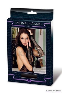 Митенки сетка Anne De Ales Black 100088 фото