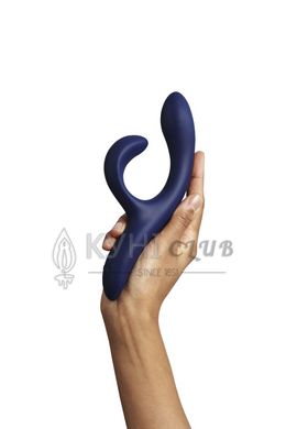 Смарт вібратор-кролик We-Vibe Nova Midnight Blue, ергономічний, регульований кут нахилу стовбура 104895 фото