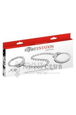 Поножі Fetish Tentation Adjustable metal ankle cuffs 110169 фото