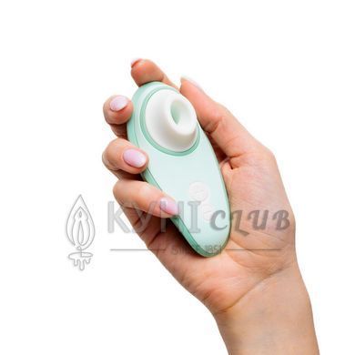 Вакуумный клиторальный стимулятор Womanizer Liberty 2 Sage, 8 режимов, магнитная крышечка 109573 фото