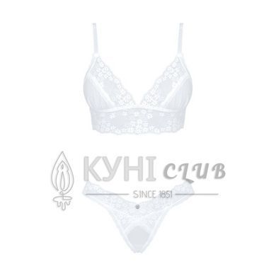 Еротичний комплект Obsessive Heavenlly 2-pcs set M/L, бюстгальтер і танга 106136 фото