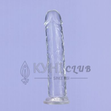 Фалоімітатор ADDICTION Vertical Dong 7&Prime;, Прозорий 103470 фото