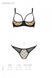 Еротичний комплект Passion MARINA SET WITH OPEN BRA, L/XL, beige, відкриті чашки 107739 фото 5