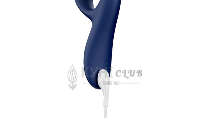 Смарт вібратор-кролик We-Vibe Nova Midnight Blue, ергономічний, регульований кут нахилу стовбура 104895 фото