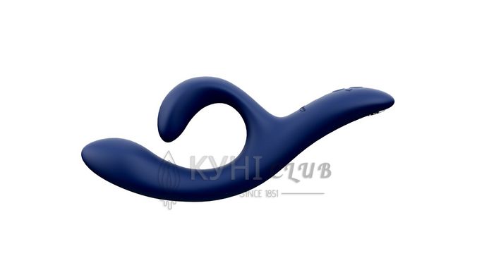 Смарт вибратор-кролик We-Vibe Nova Midnight Blue, эргономичный, регулируемый угол наклона ствола 104895 фото