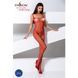 Бодистокинг Passion BS071 red, комбинезон на бретелях 109089 фото 2