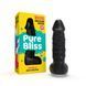 Мило у формі пеніса Pure Bliss MINI Black, крафтове мило-член, натуральне 104425 фото 7