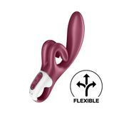 Вібратор-кролик Satisfyer Touch Me Red, подвійний відросток, 3 потужні мотори 105752 фото