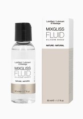 Лубрикант на силиконовой основе MixGliss FLUID NATURE (50 мл) без запаха 100405 фото