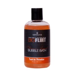 Пена для ванны Sensuva — Big Flirt Pheromone Bubble Bath — Lust in Paradise (237 мл) 105826 фото