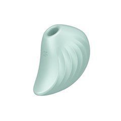 Вакуумний кліторальний стимулятор із вібрацією Satisfyer Pearl Diver Mint 104040 фото