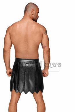 Мужская юбка гладиатора Noir Handmade H053 Eco leather men's gladiator skirt, L, экокожа 108069 фото
