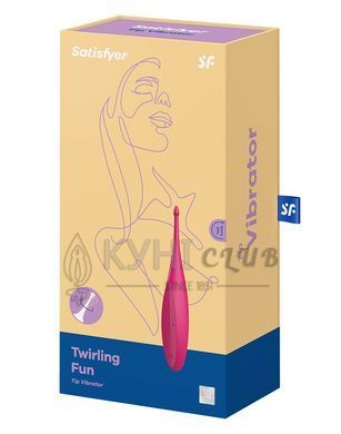 Вібратор для клітора Satisfyer Twirling Fun Magenta 103326 фото