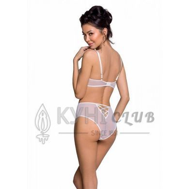 Еротичний комплект з малюнком Passion LOVELIA BIKINI L/XL, white 102610 фото