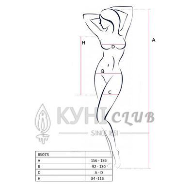 Відверта сукня-сітка Passion BS073 white 102138 фото