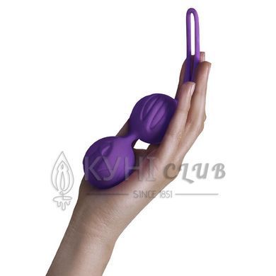 Вагинальные шарики Adrien Lastic Geisha Lastic Balls BIG Violet (L), диаметр 4см, вес 90гр 101374 фото