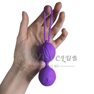 Вагинальные шарики Adrien Lastic Geisha Lastic Balls BIG Violet (L), диаметр 4см, вес 90гр 101374 фото