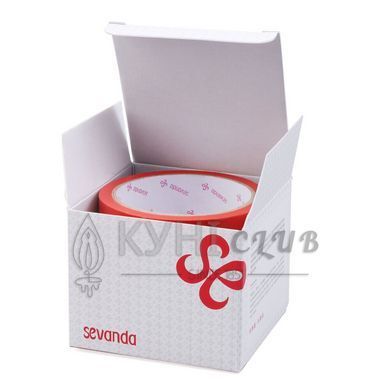 Скотч для бондажу LOCKINK SEVANDA Electrostatic Tape, червона, 16 м 110048 фото