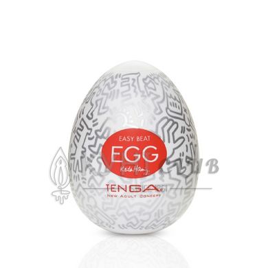 Мастурбатор-яйце Tenga Keith Haring Egg Party 109393 фото