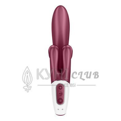Вібратор-кролик Satisfyer Touch Me Red, подвійний відросток, 3 потужні мотори 105752 фото