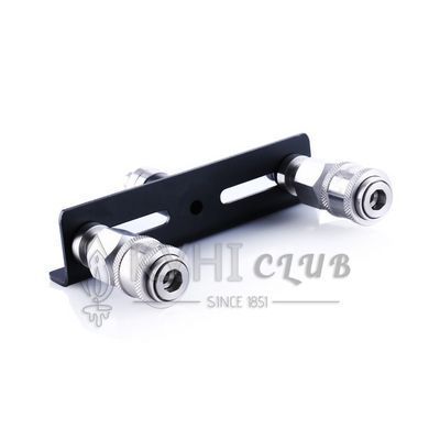 Двойной коннектор для секс-машин Hismith Quick Connector Adapter with Double Head, система KlicLok 104201 фото
