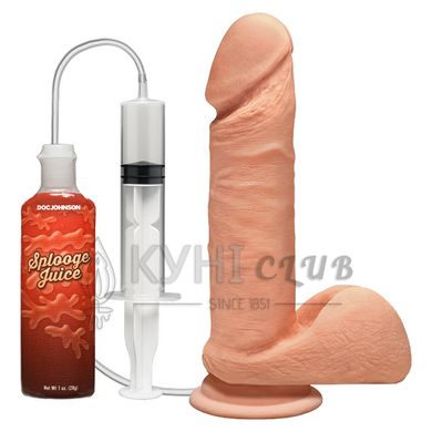 Кончающий фаллоимитатор Doc Johnson The D ULTRASKYN Perfect D Squirting – 7 Inch, диаметр 4,3 см 105721 фото