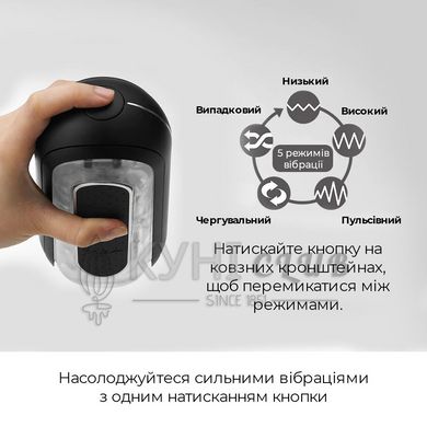 Мастурбатор Tenga Flip Zero Electronic Vibration Black, изменяемая интенсивность, раскладной 101201 фото