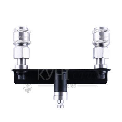 Двойной коннектор для секс-машин Hismith Quick Connector Adapter with Double Head, система KlicLok 104201 фото