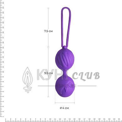 Вагинальные шарики Adrien Lastic Geisha Lastic Balls BIG Violet (L), диаметр 4см, вес 90гр 101374 фото