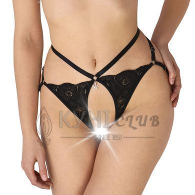 Сексуальні трусики з доступом Art of Sex - Lulu, розмір L-2XL, Чорний 105446 фото
