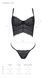 Комплект Passion KERRIA SET black, XXL/XXXL сетка+кружево, бюстье и стринги 108515 фото 5