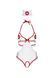 Костюм медсестри Leg Avenue Naughty Nurse, one size, боді та шапочка 105866 фото 3