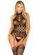 Кружевной бодистокинг с открытым доступом Leg Avenue High neck lace bodystocking One size Black 110073 фото 2