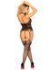 Кружевной бодистокинг с открытым доступом Leg Avenue High neck lace bodystocking One size Black 110073 фото 3
