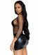Сітчастий топ Leg Avenue Long Sleeves T-Shiets Black, One Size 107124 фото 4