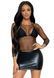 Сітчастий топ Leg Avenue Long Sleeves T-Shiets Black, One Size 107124 фото 1