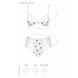 Еротичний комплект з малюнком Passion LOVELIA BIKINI L/XL, white 102610 фото 5