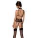 Корсет з відкритими грудьми Passion DOMINICA CORSET XXL/XXXL beige, пажі для панчіх, стрінги 106302 фото 2