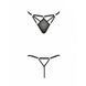 Стринги из стреп MEGGY THONG black L/XL - Passion Exclusive 101803 фото 5