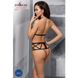 Розпродаж!!! Відвертий боді з елементами стреп JADE BODY black L/XL - Passion Exclusive 101786 фото 4