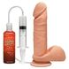 Кончающий фаллоимитатор Doc Johnson The D ULTRASKYN Perfect D Squirting – 7 Inch, диаметр 4,3 см 105721 фото 1