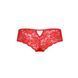 Трусики-бразилиана из цветочного кружева Raja Thong red L/XL - Passion 102962 фото 6