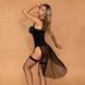Корсет с пажами и шлейфом JSY &laquo;Лукавая Луиза&raquo; One Size, Black, кружево, шнуровка, стринги, чулки 106382 фото 5